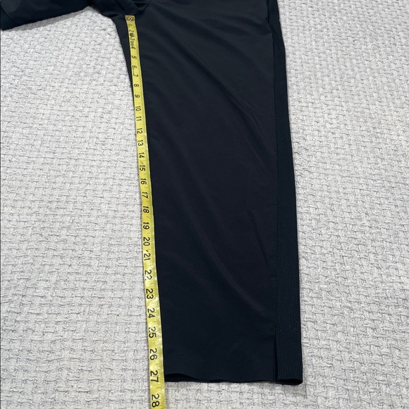 Athleta Womens Brooklyn Ankle Pants Ribbed Side Black Size 6 - Picture 14 of 15